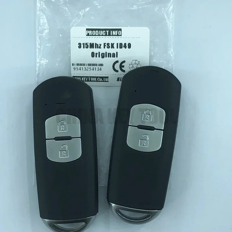 1PCS SKE13D01 Smart Remote Key Fob FSK 315MHz ID49 for Mazda 2016-2017 CX-3, for Mazda Speed 3 CX-5 2013-2017