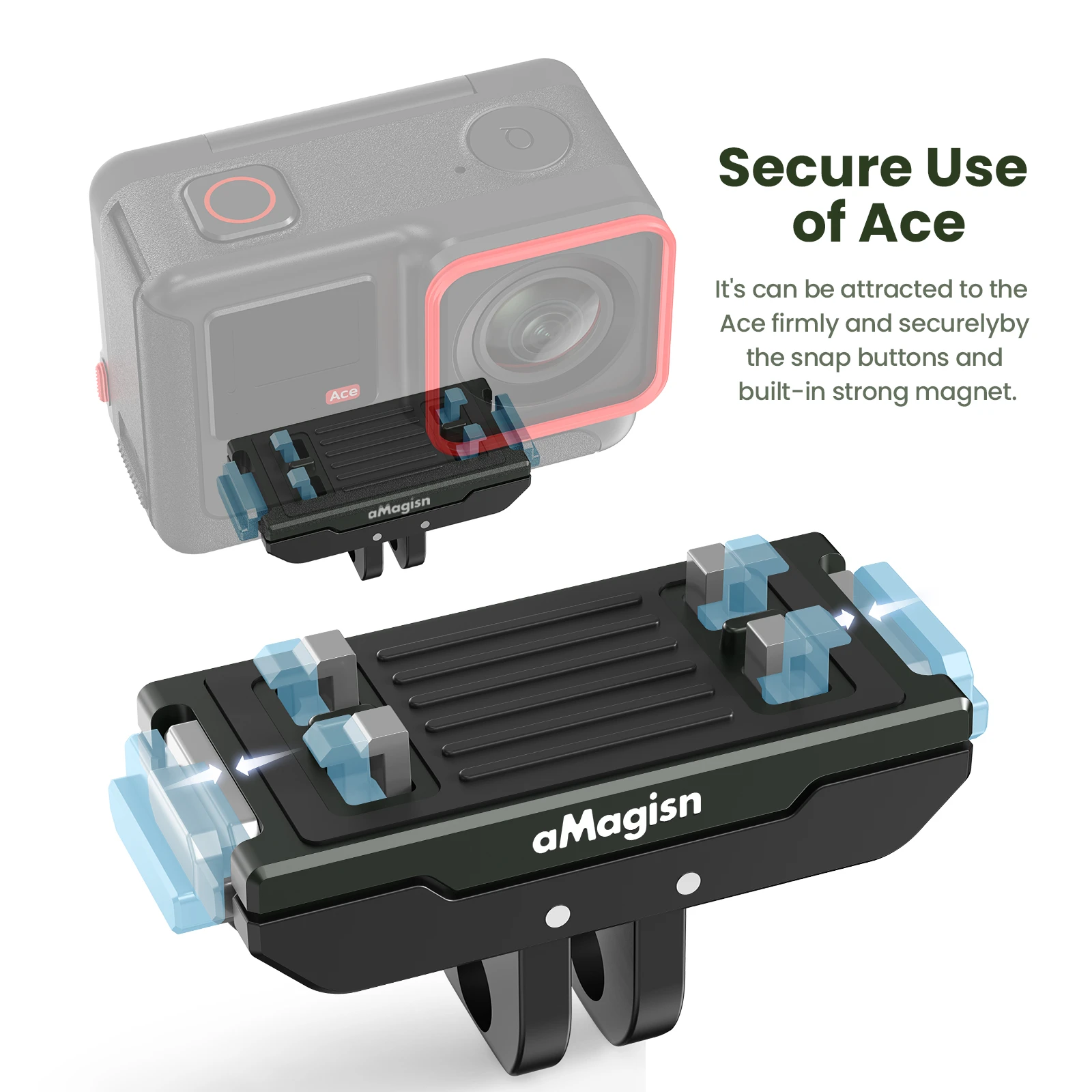 Magnetic Base ​for Insta360 Ace Pro/Ace Quick Release Base Mount Sports Camera Accessories