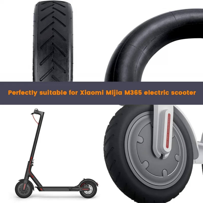 For Xiaomi Electric Scooter M365 Pro Pro2 MI3 Hiboy S2 Pro Rubber Tire 8 1/2x2 Upgraded Thicken Inner Tube 8.5\