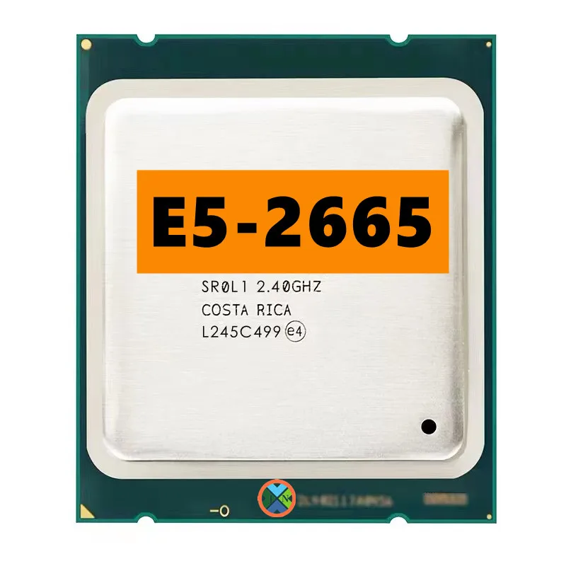 Original xeon processador E5-2665 115w sr0l1 20m cache/2.4/ghz/8.00 gt/s e5 2665 cpu lga 2011 frete grátis