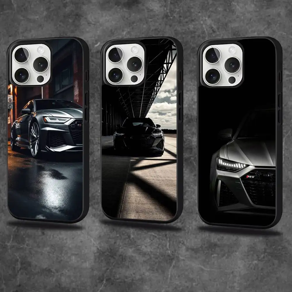 

Спортивный автомобильный чехол для телефона R-RS6 для iPhone 17,16,15,14,13,12,11, Pro, Max, Plus, Mini, SE4, E с магнитной беспроводной зарядкой Magsafe