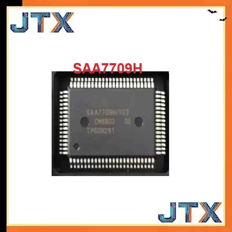 1-5PCS/LOT  Digital Signal Processor IC SAA7709 SAA7709H/N103 QFP80 SAA7709H SAA7709H/103