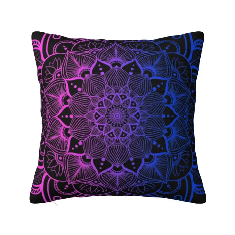 Bisexual LGBTQ Mandala Luxury Throw Pillow Cover Decoracion Salon Case Boho Cushion