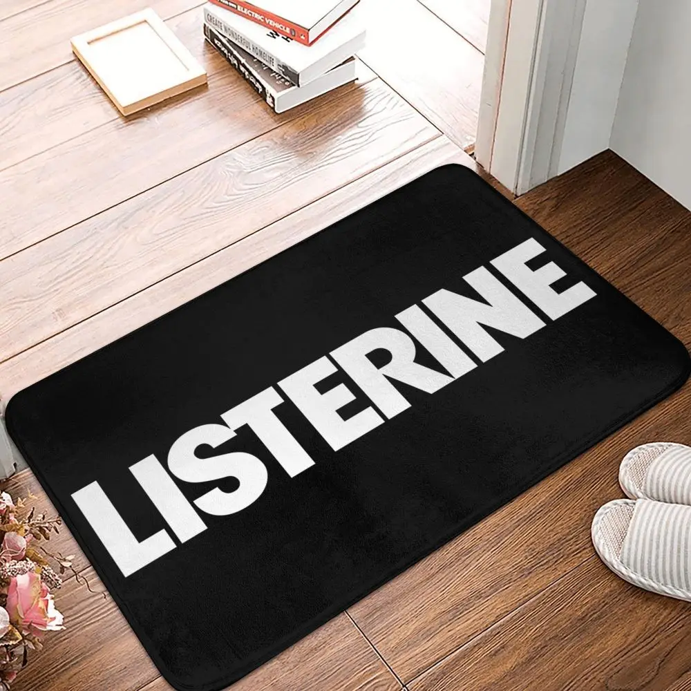 Nuevo felpudo Listerine, alfombrilla para el hogar, alfombrilla absorbente súper suave para puerta de baño, alfombrilla para puerta de entrada