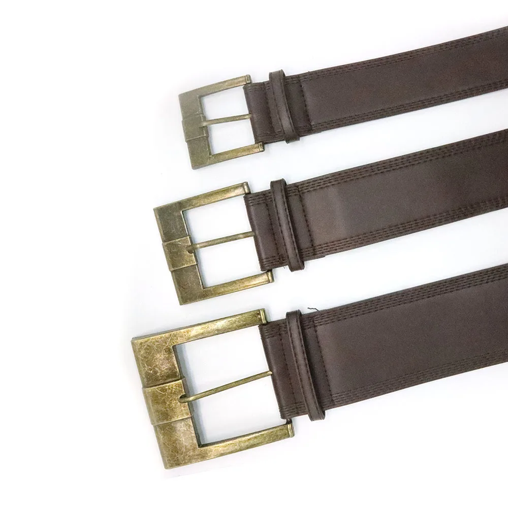 

2025 New Fashion Retro Leather Belt for Women Cowhide Belts with Trendy Square Alloy Buckle Ideal for Dresses and Jeans