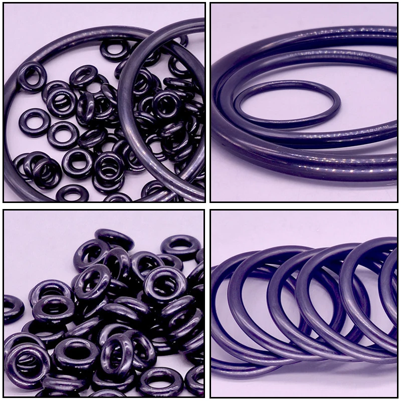 1-5PCS NBR O 링 씰 가스켓 CS 6mm OD 17-490mm 니트릴 부타디엔 고무 스페이서 내유성 와셔 원형 검정색
