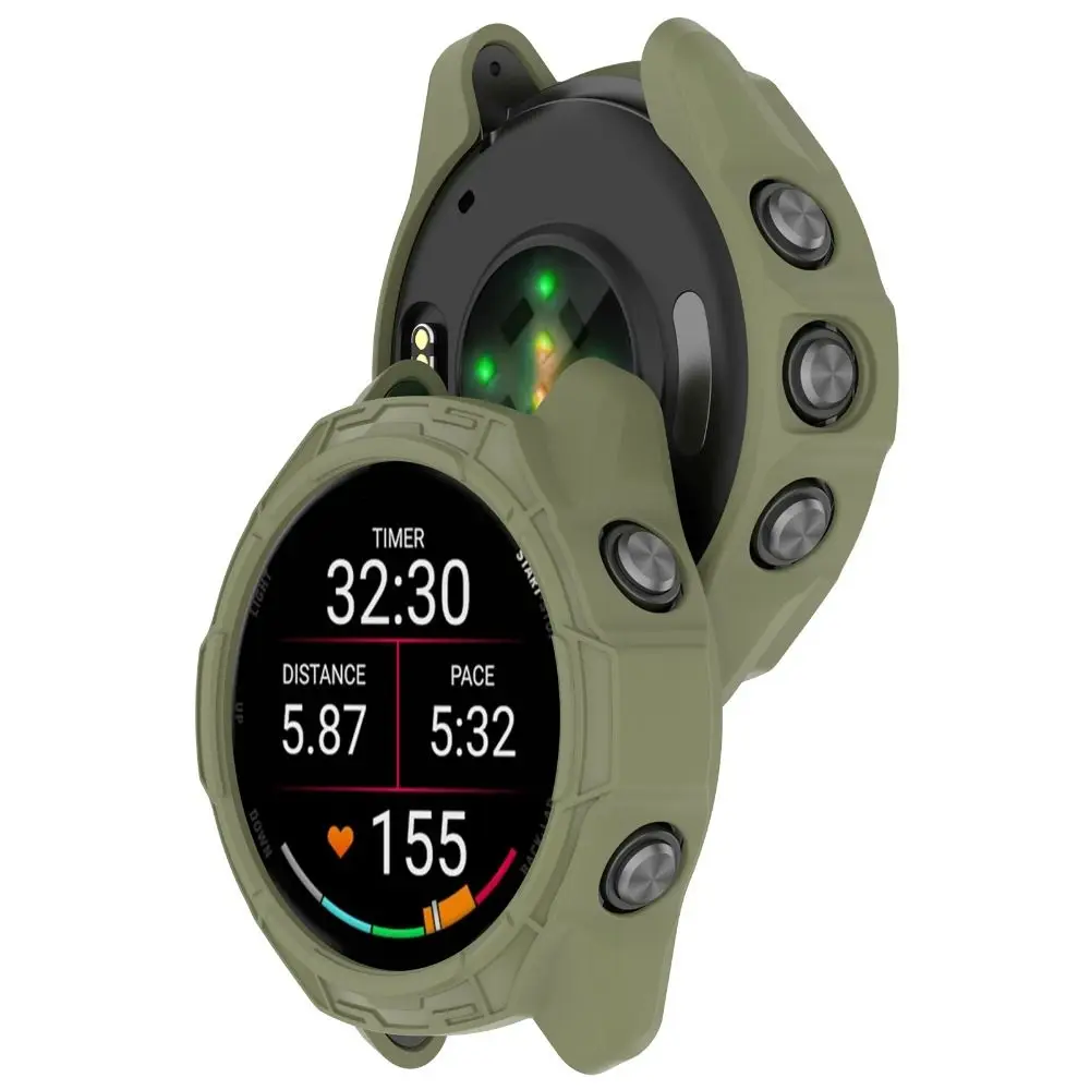 Nuova custodia protettiva in TPU Hollow Soft Frame Paraurti Bordo antigraffio Shell per Garmin Forerunner 970 Smart Watch Accessori