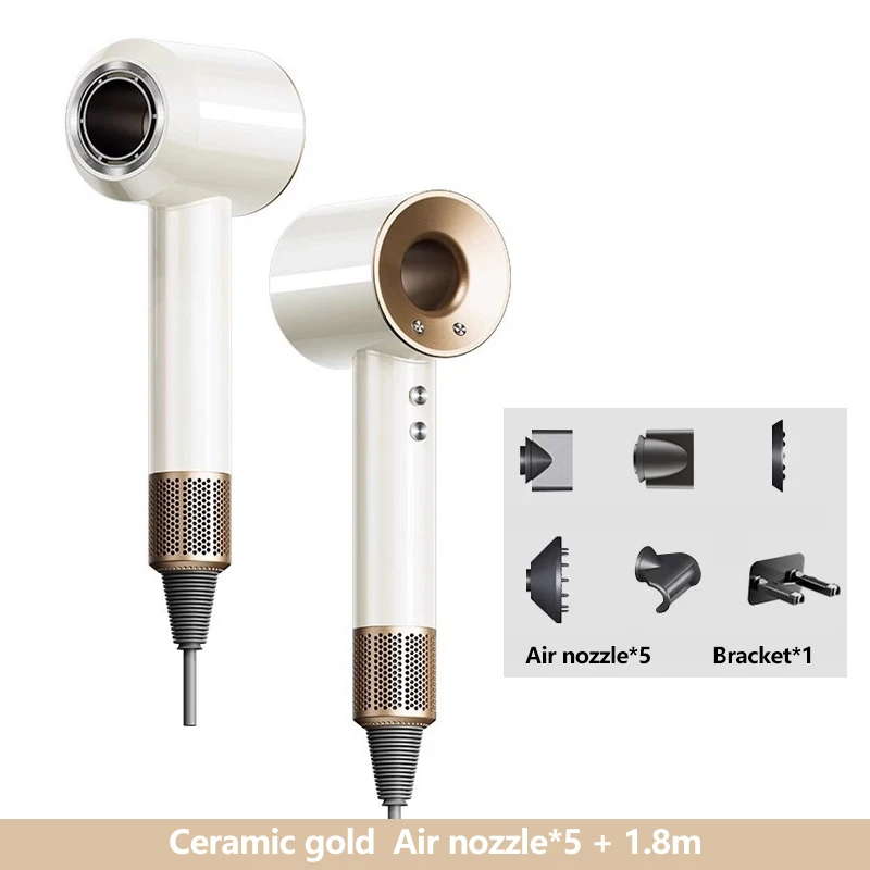 Quality High-Speed Hair Dryer with Hot and Cold Air Functionality, Professional Household Blow Dryer Salon Style for Smooth Hair