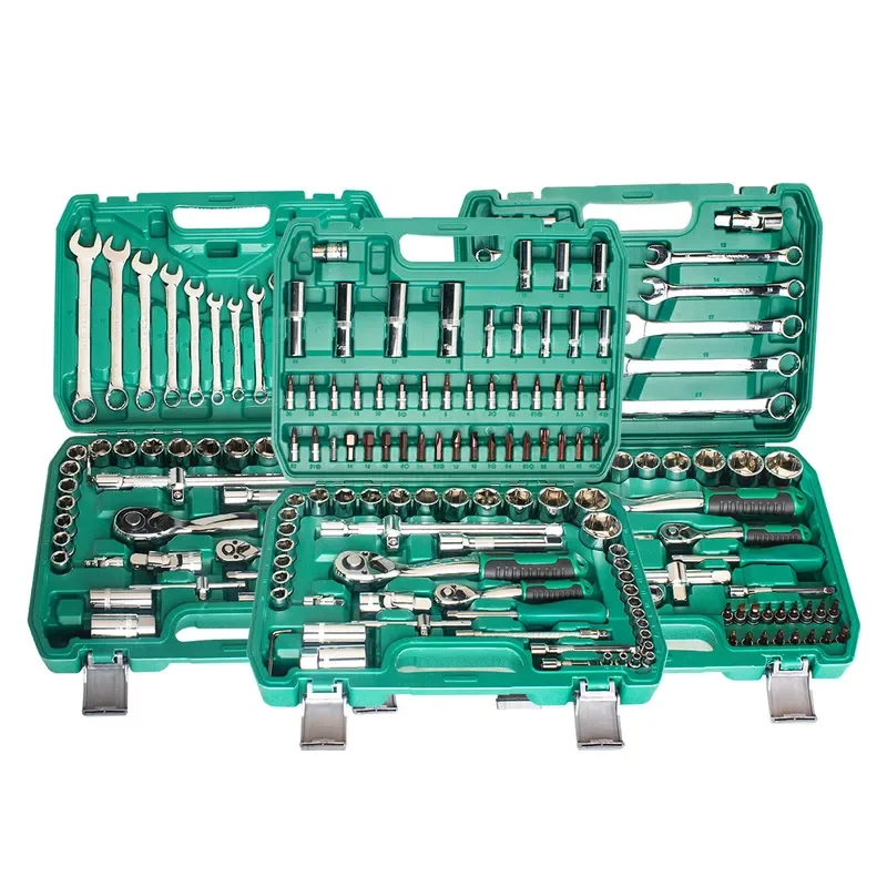 Oubang Sleeve Wrench Combination Tool Set Auto Repair Repair Tools Manual Sleeve Full Set Wholesale 1