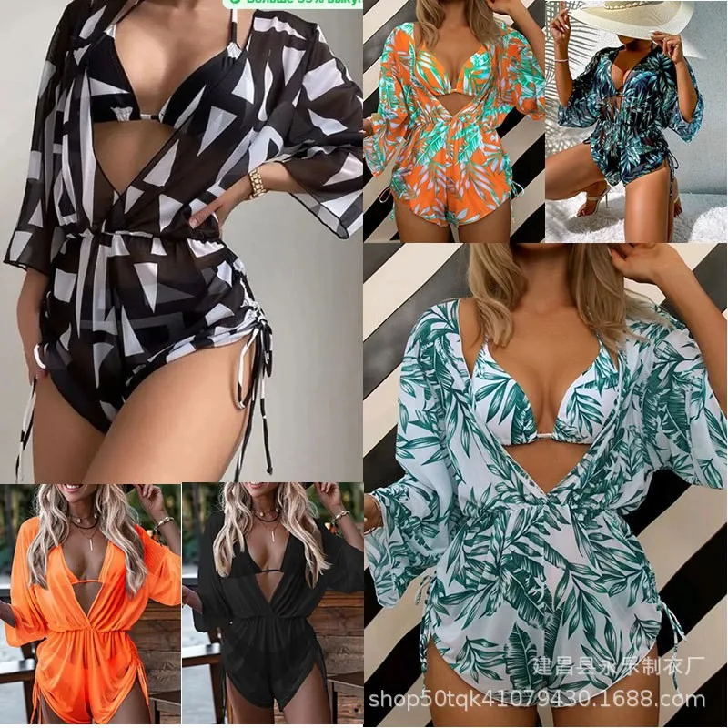 2026 Woman Bikini Sets Women Beachwear With Shorts Tankini Women's 2-piece Swimwear Eco Friendly High Stretch Two Piece Swimsuit