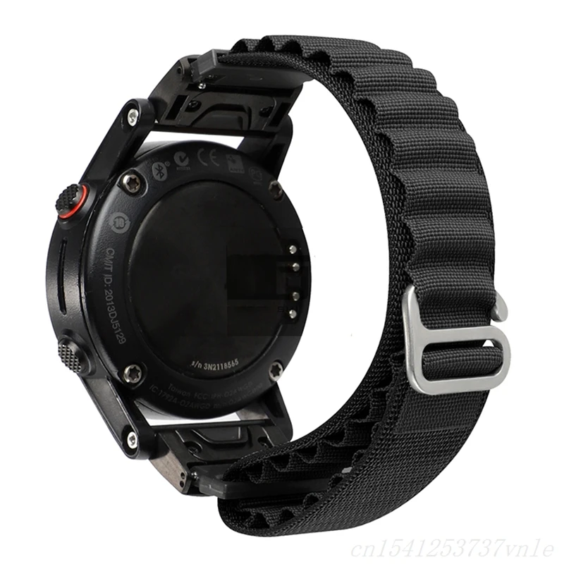 Alpine Loop Band For Garmin Fenix 5 6 7,Nylon Strap for EPIX Enduro 2 Forerunner 955 945 935 Approach S60 S62 Descent G1 MK2S