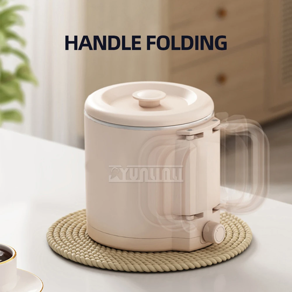 800ML Electric Foldable Kettle Folding Water Kettle for Travel Folded Electric Kettle Portable Cooking Pot