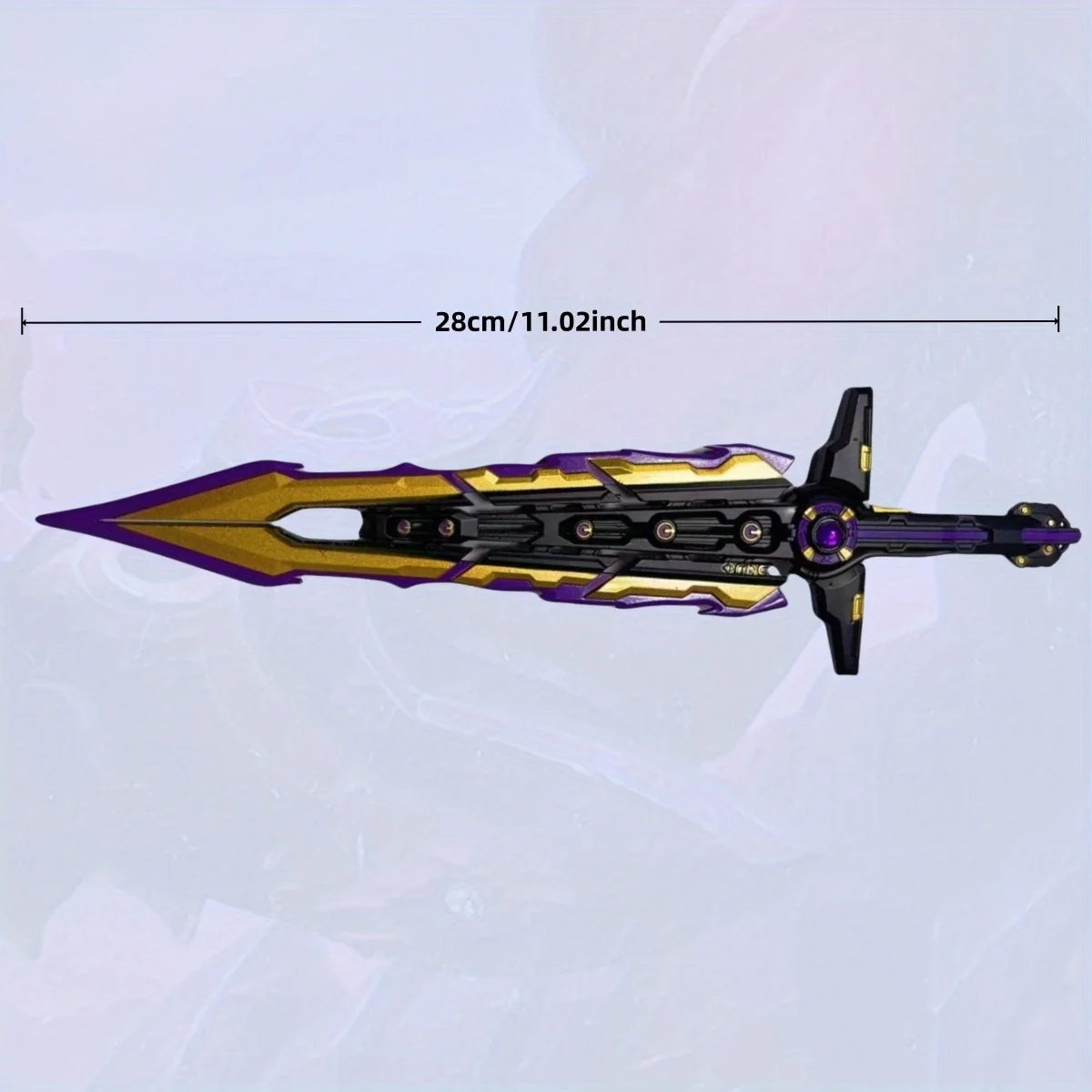 11 Zoll Valorant Chaos Balisong Metall Katana Schwert Japanischer Katana Säbel Original Säbel Ninja Messer Cosplay Zubehör Prop Spielzeug