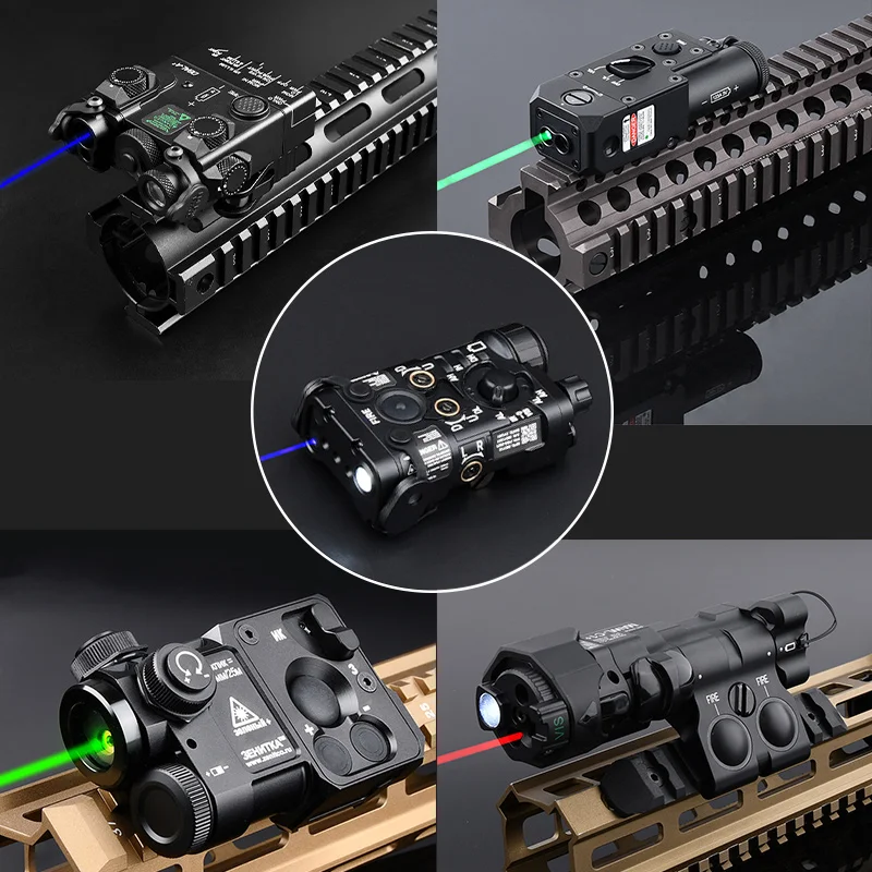 Wadsn All Metal MAWL C1 NGAL DBAL-A2 Perst4 CQBL Red Dot Green Blue Indicator Fit 20MM Rail Tactical Light Weapon Airsoft Laser