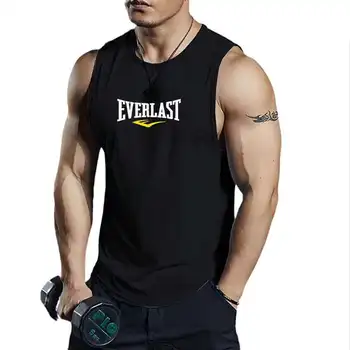Breathable Mesh Tank Top 2 Summer Breathable Mesh Men's Vest Round Neck Sports Running Man Top Gym Daily Fashion Sleeveless Casual Tee Shirt 2026 2