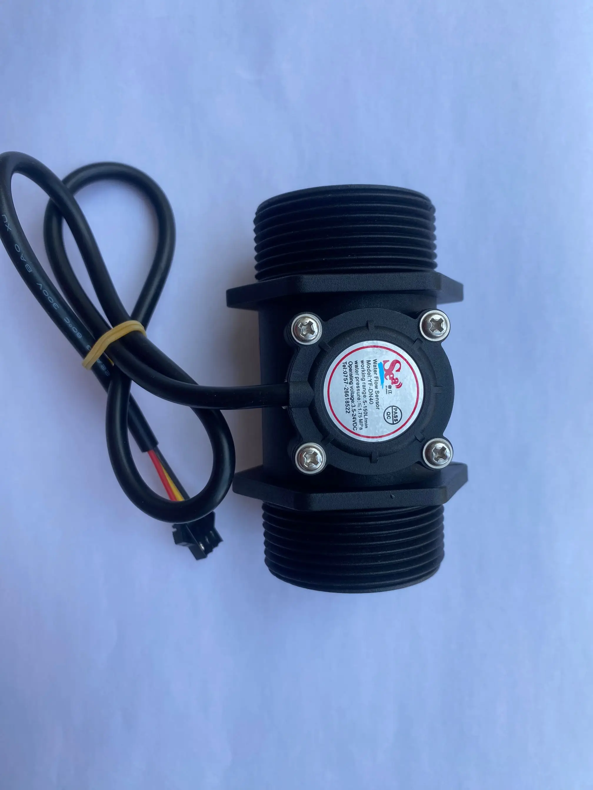 Sensor de Fluxo de Água Hall Controle de Fluxo Flowmeter Turbina Dn40 15 5150l por Min