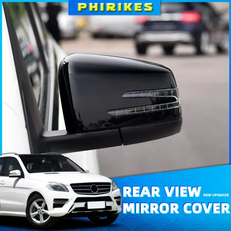 

2pcs Replacement Carbon Fiber Pattern Rearview side Mirror cover caps For Mercedes Benz W176 W246 W204 W212 W221 C117 X204 X156