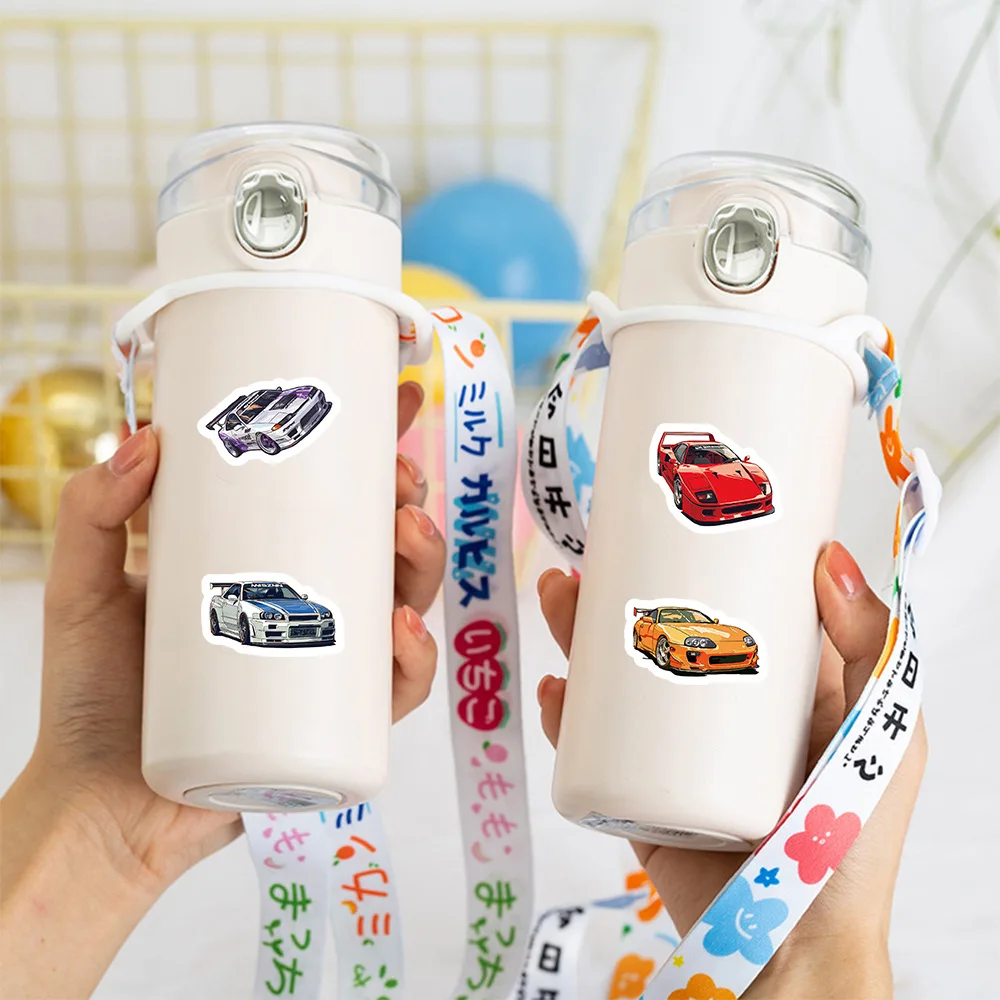 Wholesale 500pcs Racing Car Stickers DIY Craft for Boys Kids Gift School Stationery Scrapbook Decoration