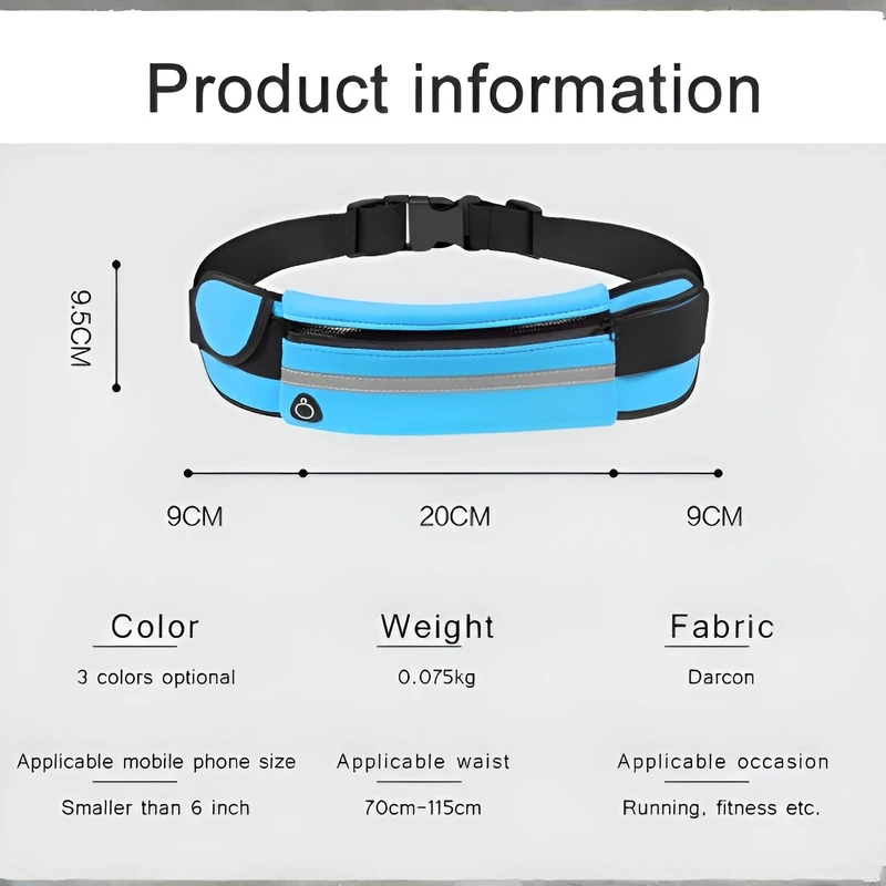 Marsupio per sport all'aria aperta con accumulo idrico Ideale per gli appassionati di fitness