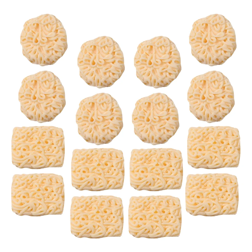 24 Pcs Mini Instant Noodles Adornment Dolls Miniature Food House Decorations Fake Model