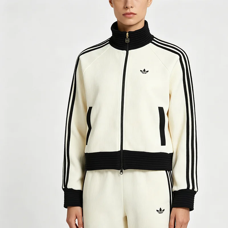 Adidas (Adidas) Trefoil Chaqueta informal de moda para mujer, ropa deportiva, para viajes al aire libre, Jn0722 JN0724, 2020