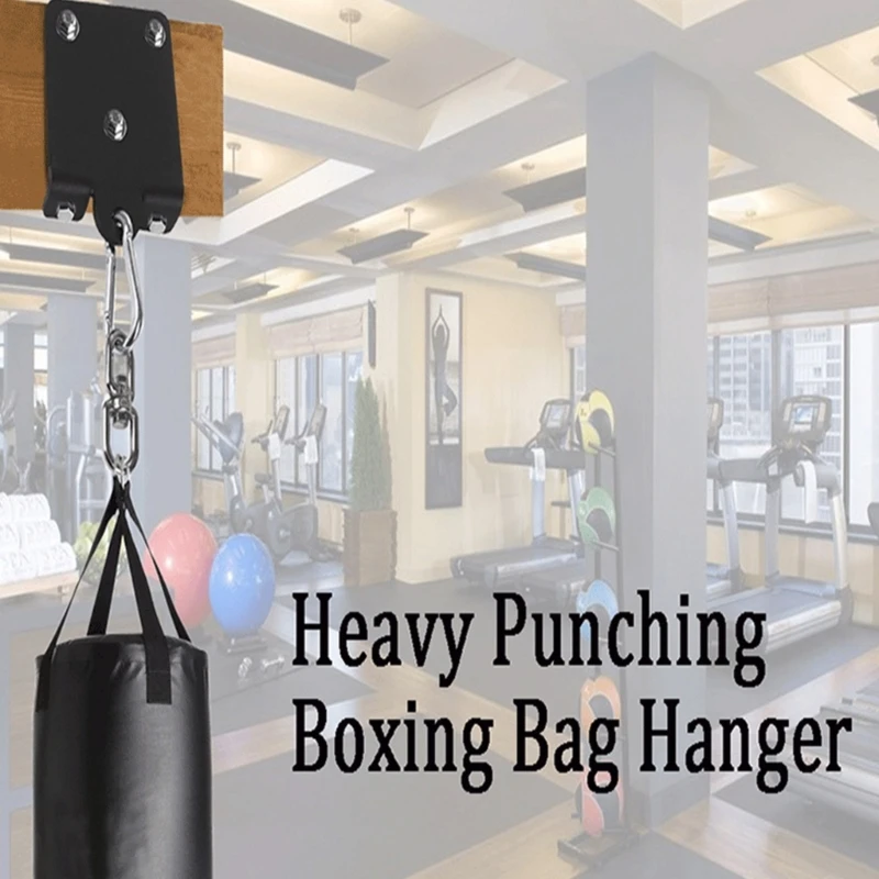 Heavy Punching Boxing Bags Hanger Heavy Duty Bags Hanger Bracket 360 Degree Rotation Wall Ceiling Mount Beam Hook