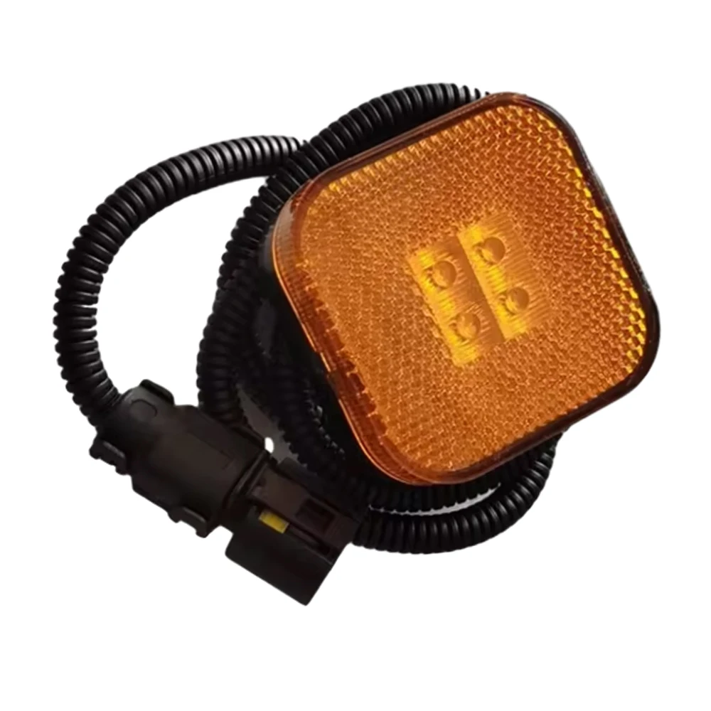 1 قطعة 81252606101 غطاء أصفر ضوء أصفر مصباح إشارة جانبي مناسب لـ Manka 2007-2020 MAN TGX #5