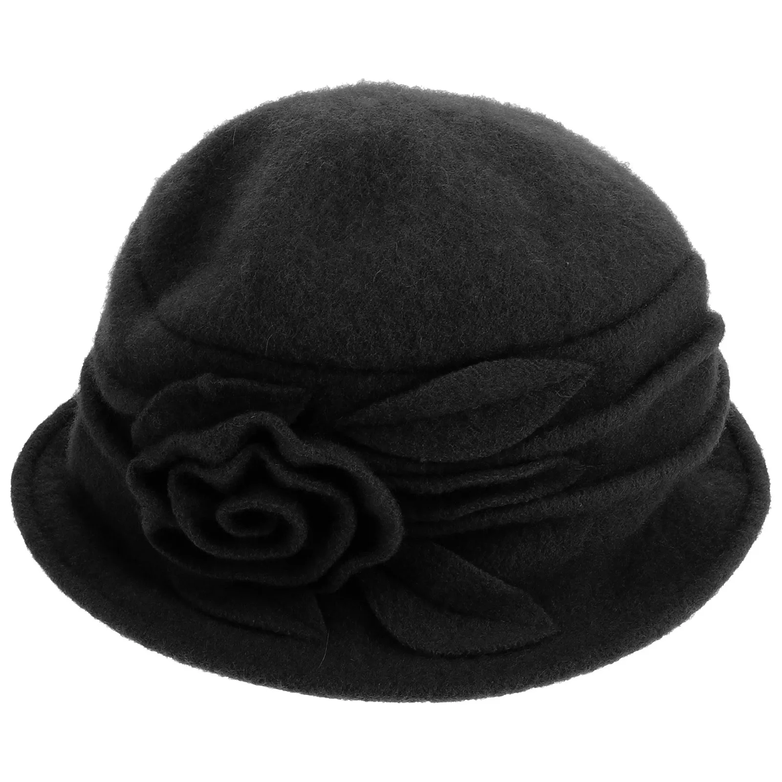 

Women Vintage Cloche Hat Winter Decorative Flower Design Warm Comfortable Stylish Hat Cloche Hats for Women Women's Hats