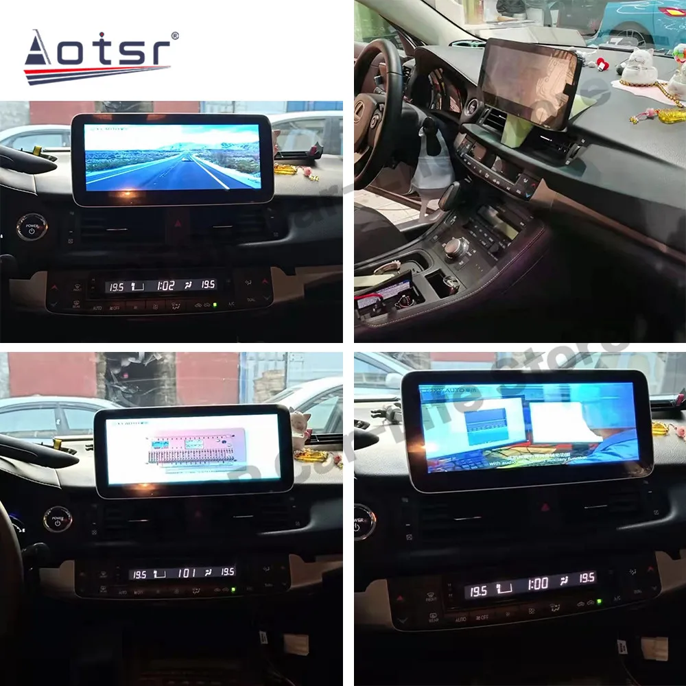 12.3 inch Multimedia Android 13 Player For Lexus CT200 CT200H 2012 2013~ 2018 GPS Navigation Auto Stereo Radio Head Unit