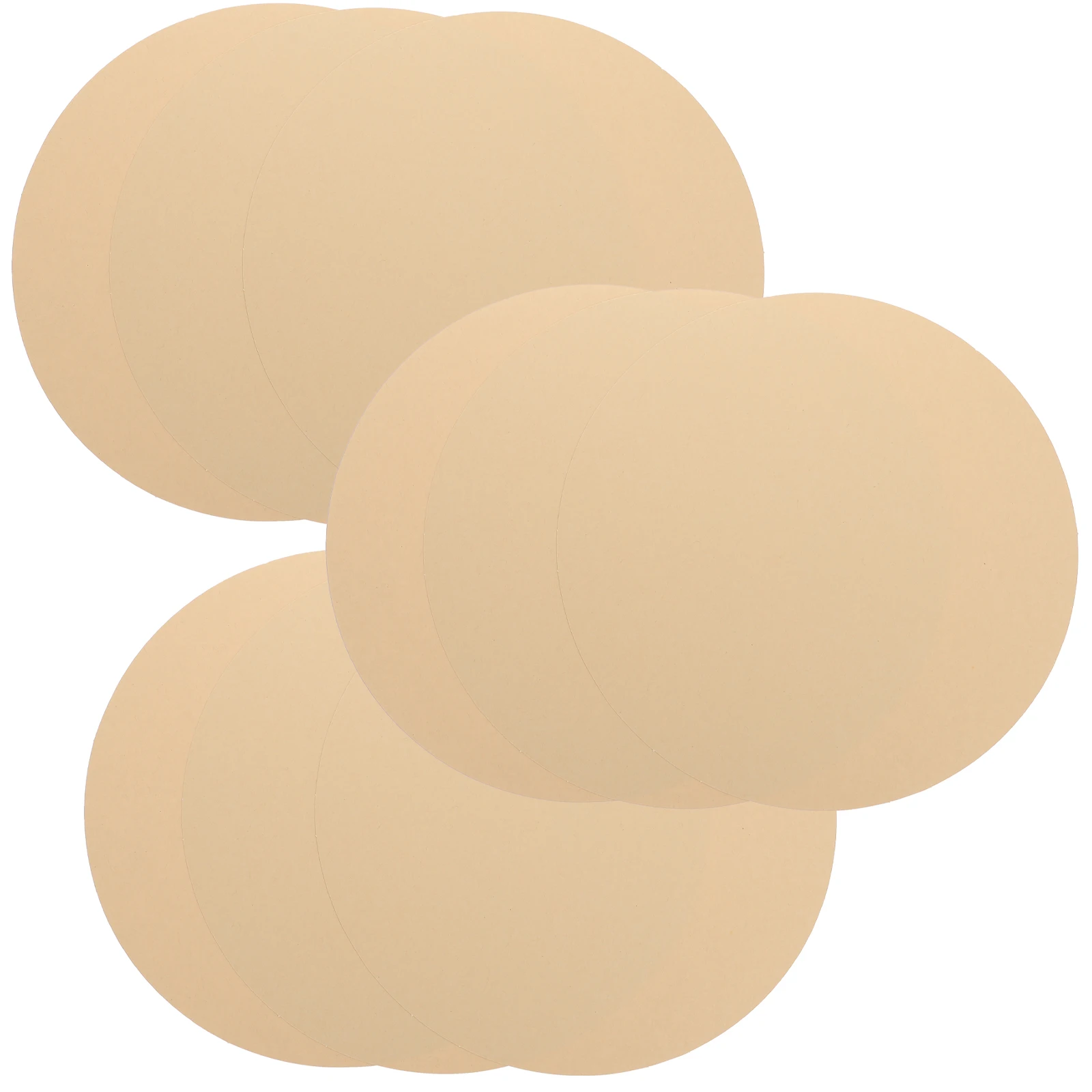 

50 Pcs Art Sketch Drawings Round Painting Cardboard Paper Kraft Cards for Crafts