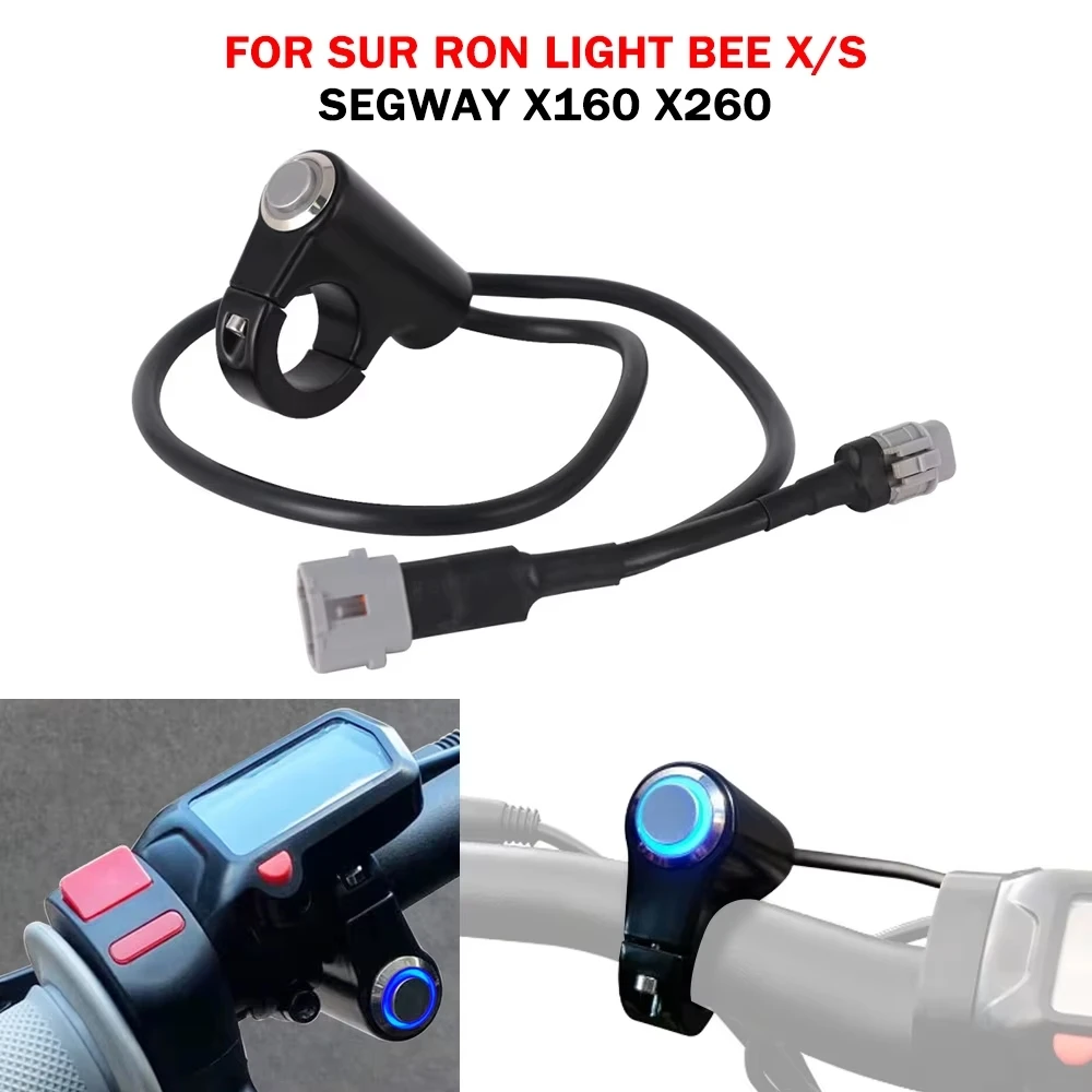 

Мотоциклетный переключатель фар Plug and Play для Segway Sur-Ron Surron X160 X260 Light Bee S X, электрический мотокроссный велосипед