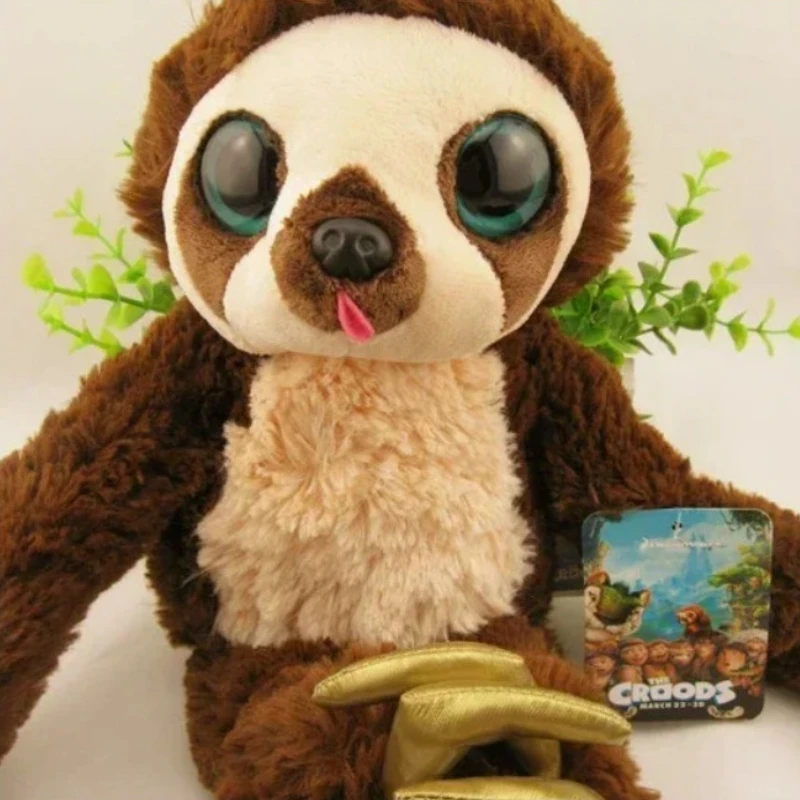 100cm Belt Sloths Long Arm Monkey Plush Doll The Croods Factory Direct Sale Toy Big Eyes Monkey Sofa Car Bed Pillow Kids Gift