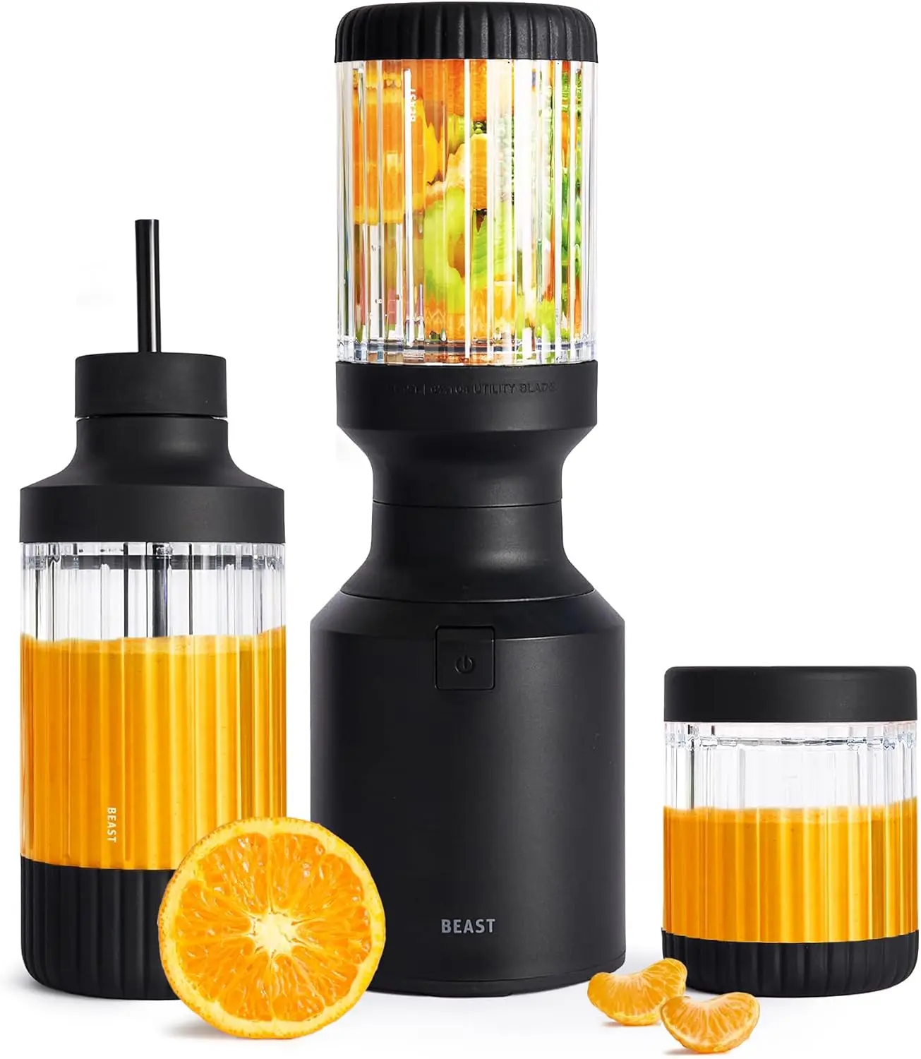 

The Mini Blender Plus | Mini Countertop Kitchen Blender | Blend Smoothies and Shakes, Dressings, Sauces, Dips | Extra Vessels, S