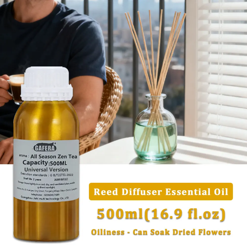 

GAFERA 500 мл (16,9 унций) Ароматическое масло «Всесезонный Чай/Английская груша и фрезия» — для диффузоров и бездымной ароматерапии