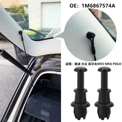 2/4PCS Car Retainer Clips Black Vehicle Trunk Luggage Rack Hook Pivot Fastener Buckle Interior Trim Card Door Liner Fixed Clamp