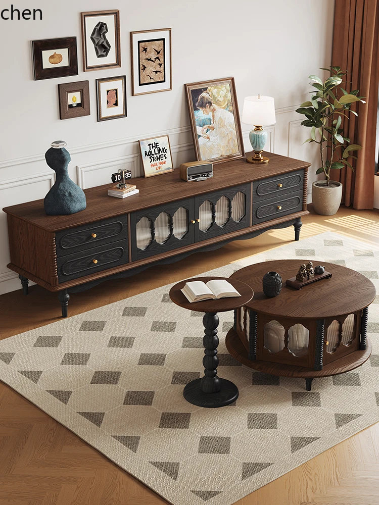 Qzt Solid Wood Tv C… - image