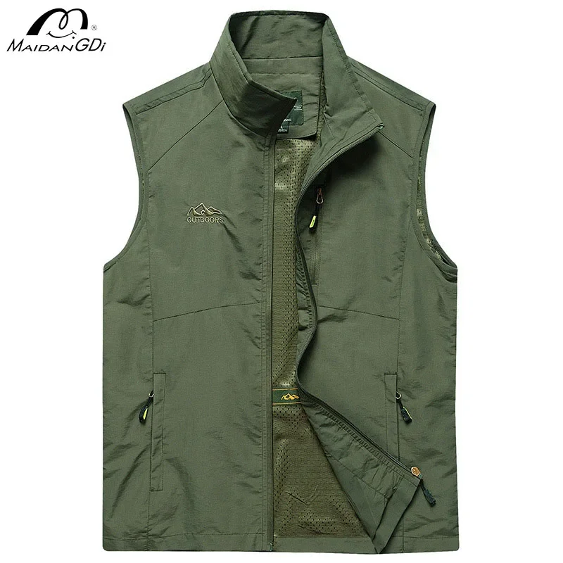 

Light Breathable and Quick Drying Men's Vest Extra Large Size 5XL Men Clothing Outdoor Daily Casual Minimalist Style Male Jacket