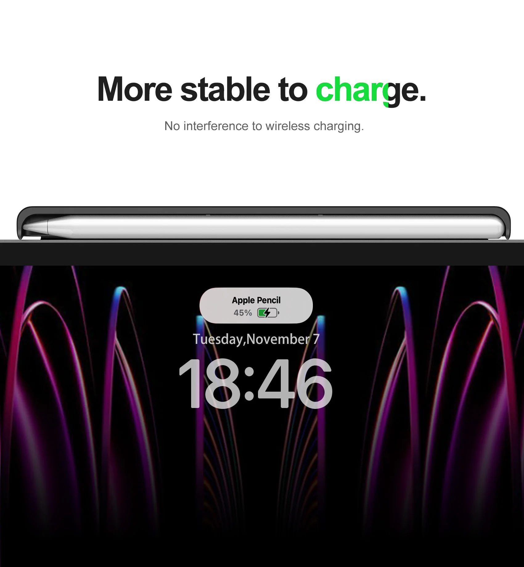 Uchwyt na ołówek do Apple Pencil drugiej generacji Kompatybilny z Magic Smart Keyboard Folio Zaprojektowany na iPada Uchwyt na rysik