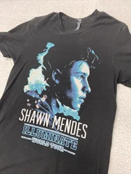 Shawn Mendes Short Sleeve T Shirt Men's S Black