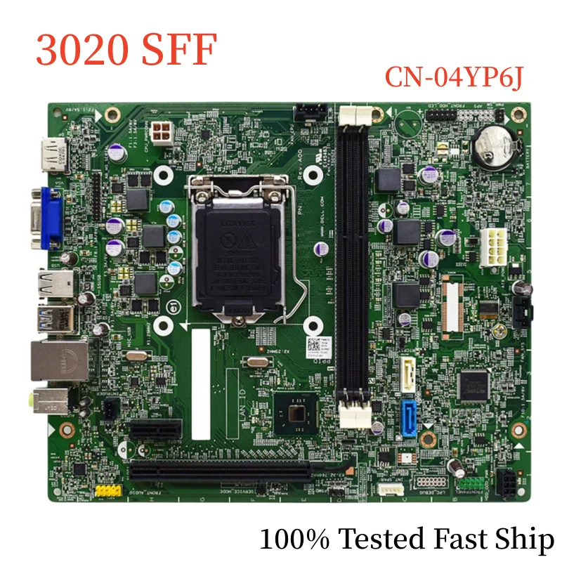 

CN-04YP6J For Dell Optiplex 3020 SFF Motherboard 12125-1M 04YP6J 4YP6J LGA 1150 DDR3 Mainboard 100% Tested Fast Ship