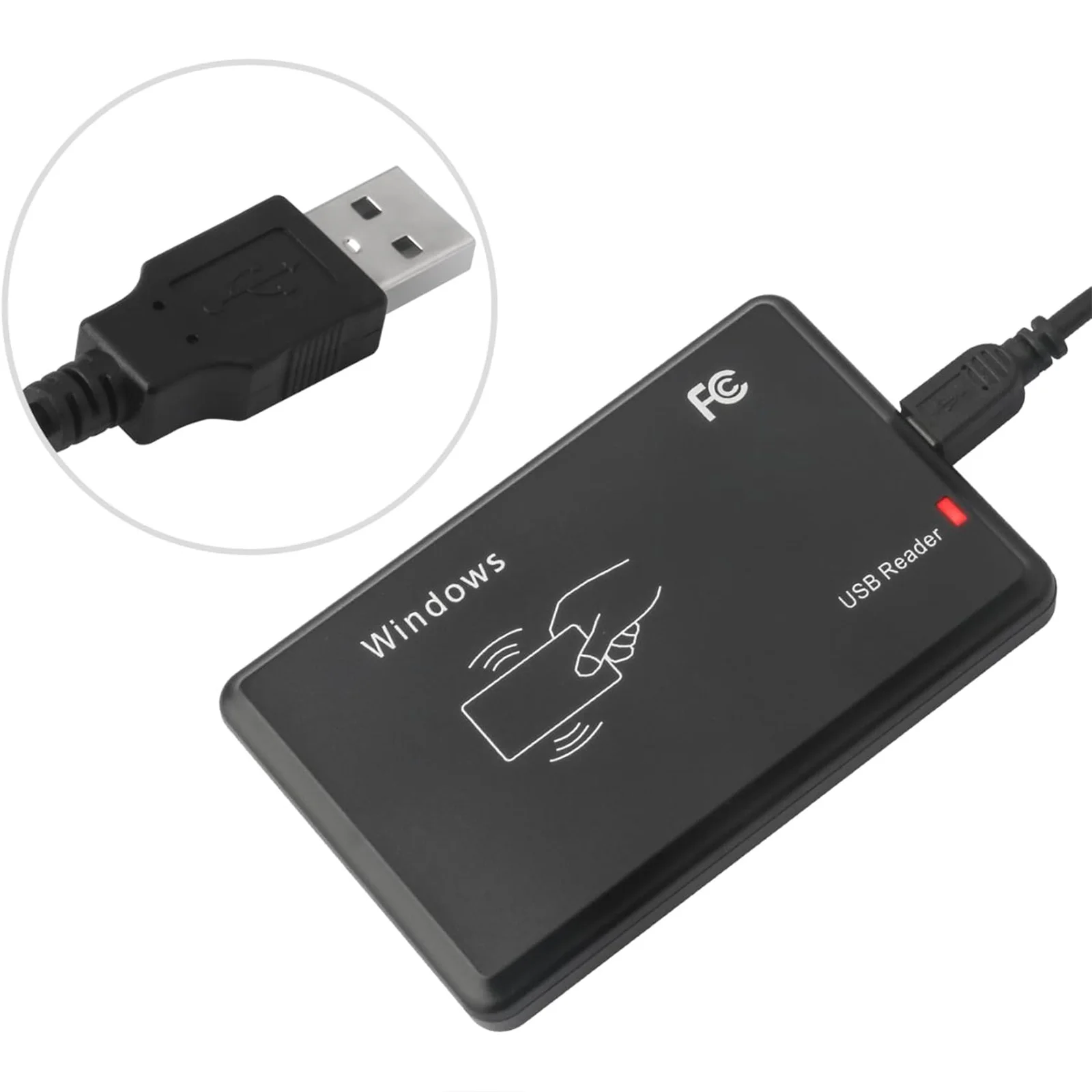 Contactless IC Card Reader Writer 13.56MHz NFC Reader with USB Interface Access Control Encrypted Programmer