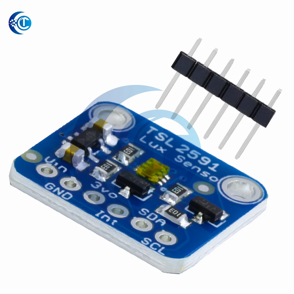 EGBO TSL2591 IIC I2C moduł Breakout czujnika światła wysoki zakres dynamiki tablica cyfrowa TSL25911FN 3.3V 5V Diy elektroniczny — zdjęcie produktu 5