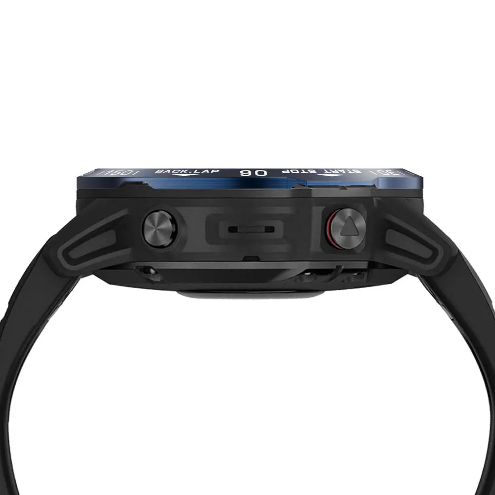 Lünette Ring Für Garmin Fenix 6X Uhr Zifferblatt Edelstahl Metall Klebstoff Abdeckung Anti-Scratch Protector Abdeckung Ring für fenix 6X