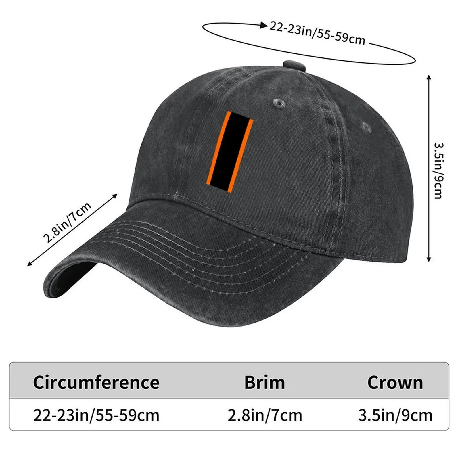 لوتون تاون ريترو هوم 1977 -78 أبيض وبرتقالي أبيض أسود القضبان قبعة بيسبول قبعة الجولف قبعة فاخرة المرأة الشاطئ الرجال #2