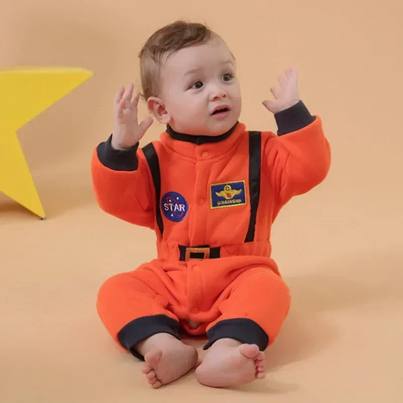 Astronaut Costume Space Suit Rompers for Baby Boys Brother Sister Matching Clothes Bodysuit Toddler Birthday Party Fancy Cosplay