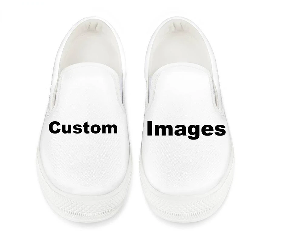 

Custom Your Images/Photos/Logo Print Leisure Slip on Shoes for Men Summer/Spring Comfortable Flats Male Sneakers