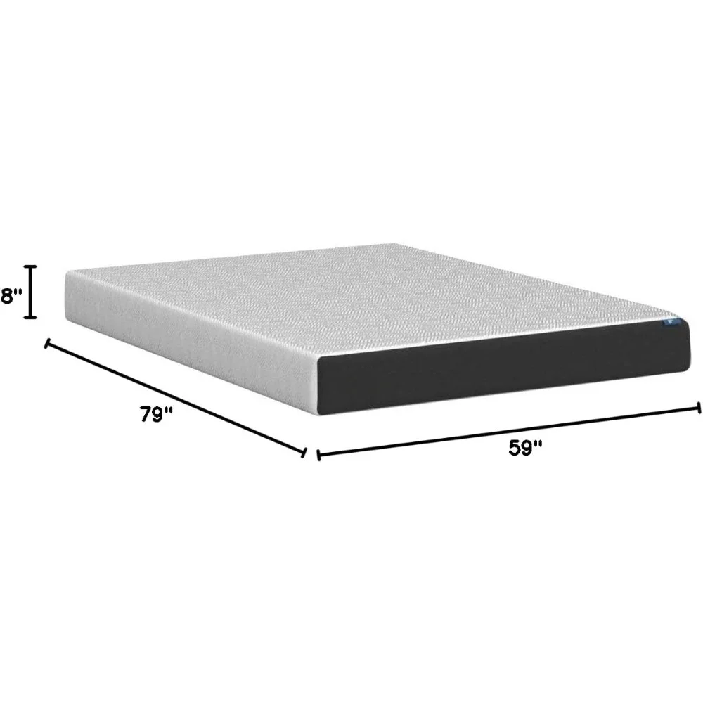 Матрас с пенным наполнителем с эффектом памяти, 8 дюймов