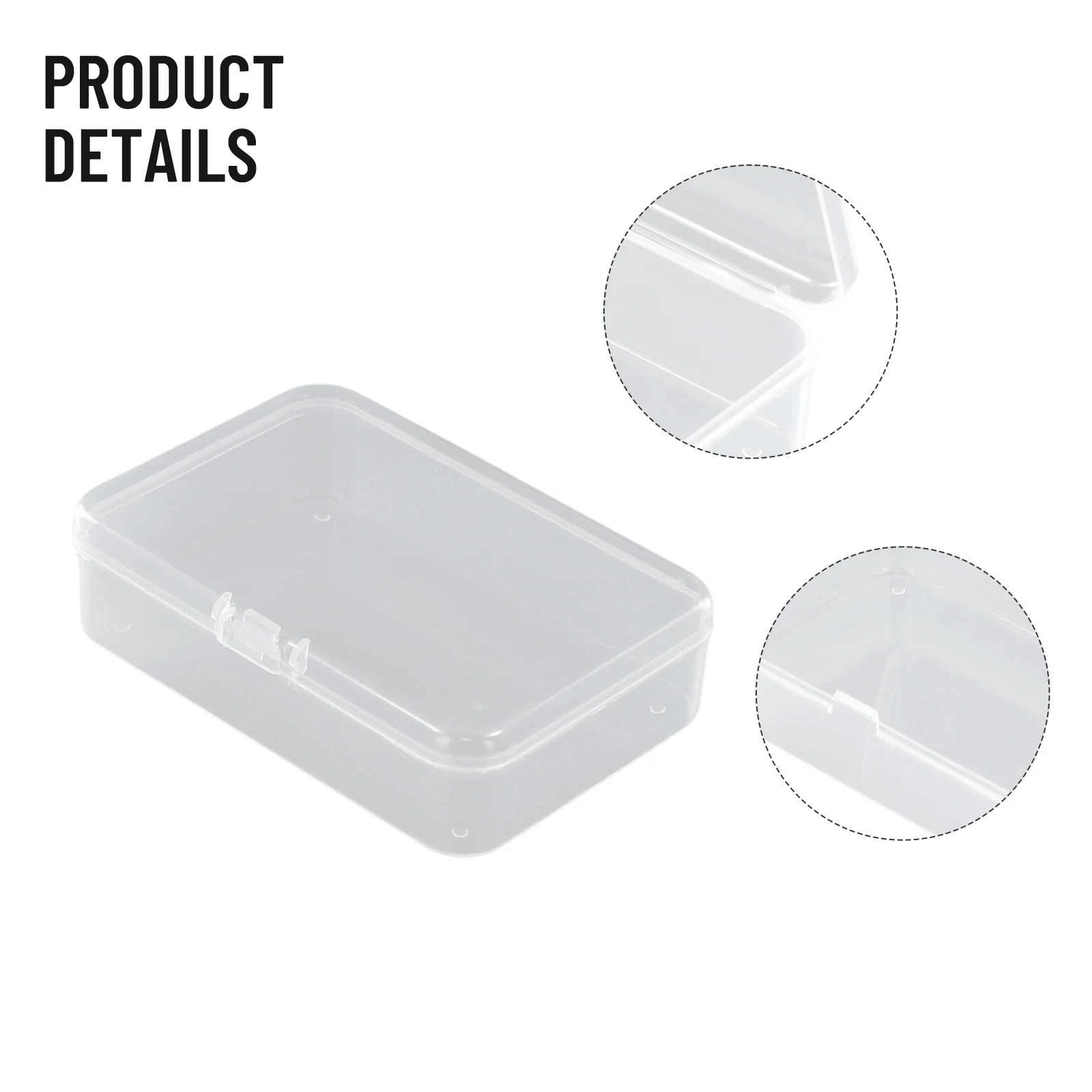 10pcs 9.5*6.5*2.5cm Mini Plastic Storage Box Jewelry Bead Screw Organizer Container Case Multifunctional Design, Practical