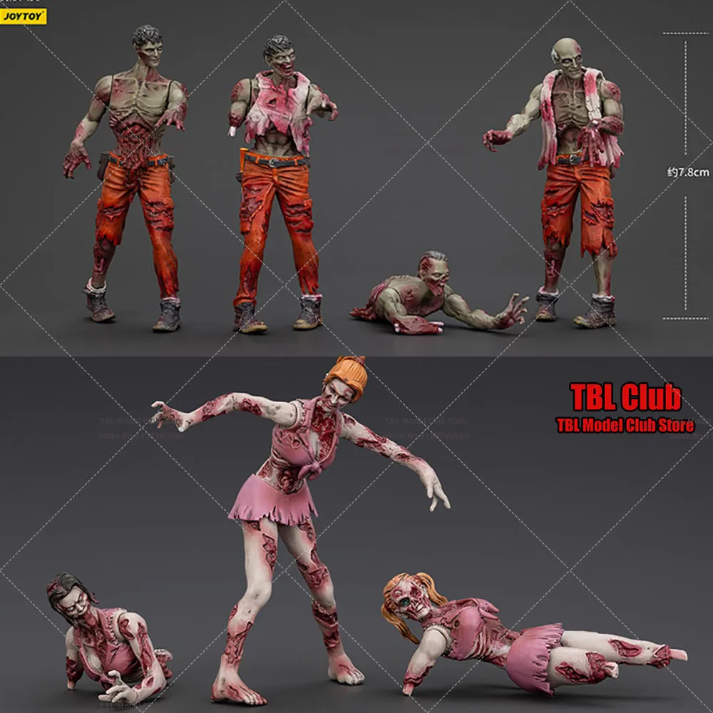 

[Pre Order] Original JOYTOY 1/25 Scale Collectible Zombie Figure Mechanic Team CheerLeaders 7.8cm Action Figure Model Doll Toys