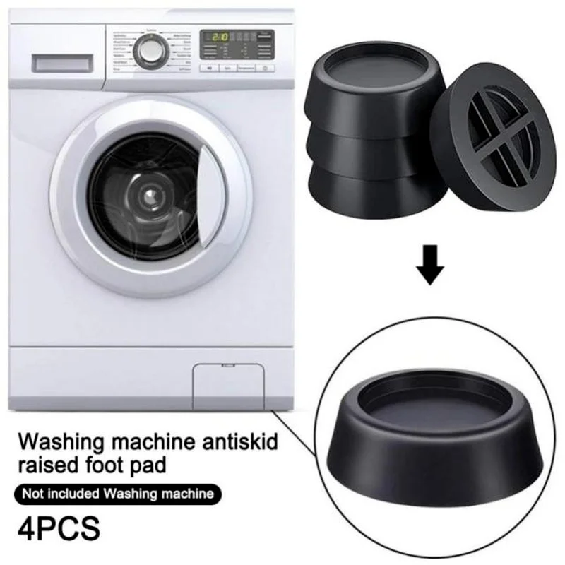 2/4Pcs Anti Vibration Feet Pads for Washing Machine Dryer Non-Slip Rubber Mat  Universal Furniture Leg Pad Floor Protector Mats